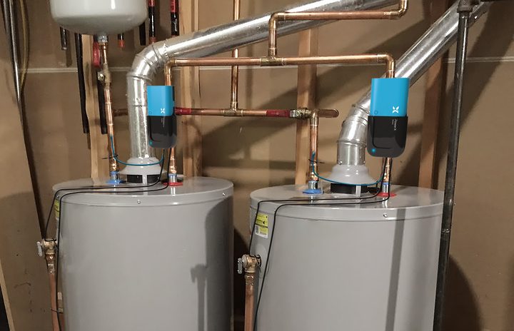 Power X modules installed on water heaters