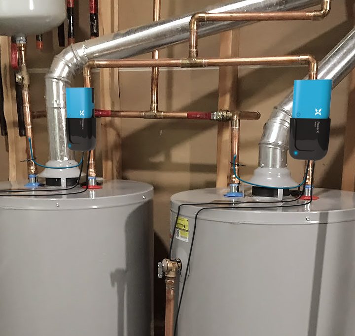 Power X modules installed on water heaters