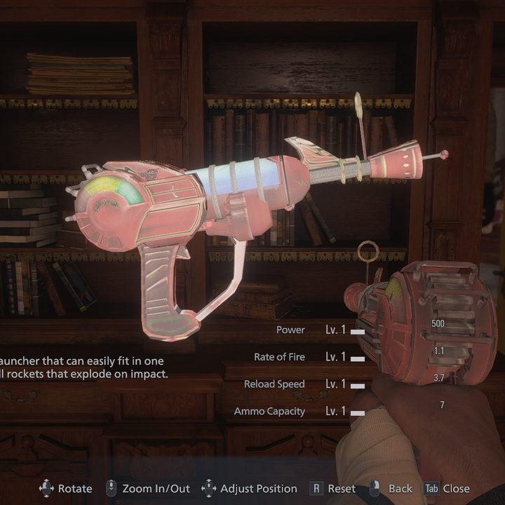 Ray Gun as Rocket Pistol Resident Evil Village Mod