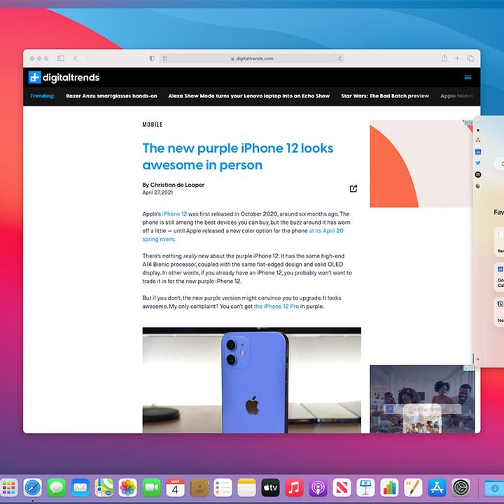 The Slidepad app brings Slide Over to the Mac