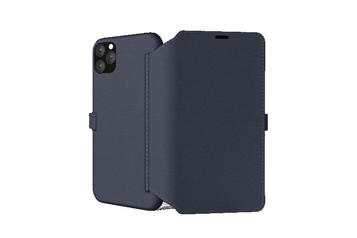 StoryLeather Customizable Leather Book Style Case in Polo Blue
