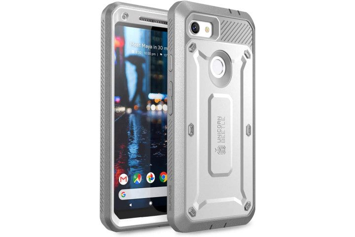 Supcase Unicorn Beetle Pro Case for Google Pixel 3a XL in silver