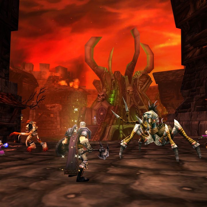 Dungeons like Stratholme can help boosted characters level and gear up for TBC.