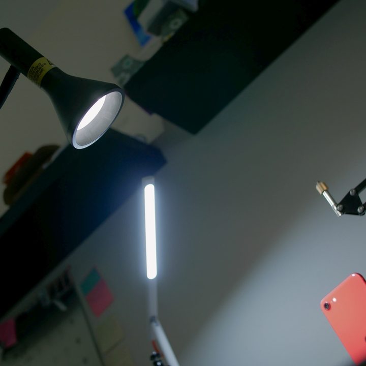 Wyze Floor Lamp ligh ton subject