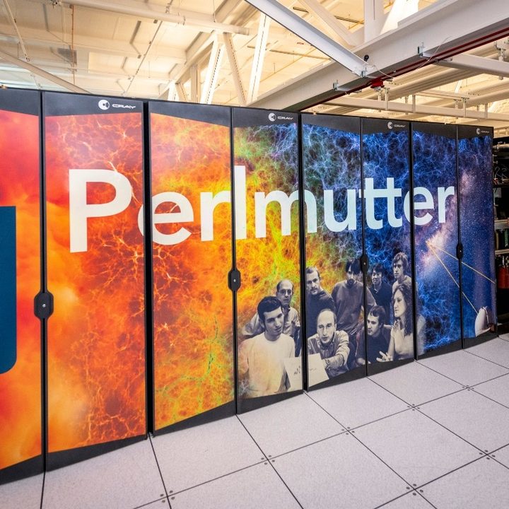 The Perlmutter supercomputer at the National Energy Research Scientific Computing Center (NERSC) at Lawrence Berkeley National Laboratory