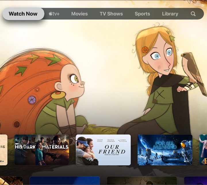 Apple TV 4K Gen 2 user interface