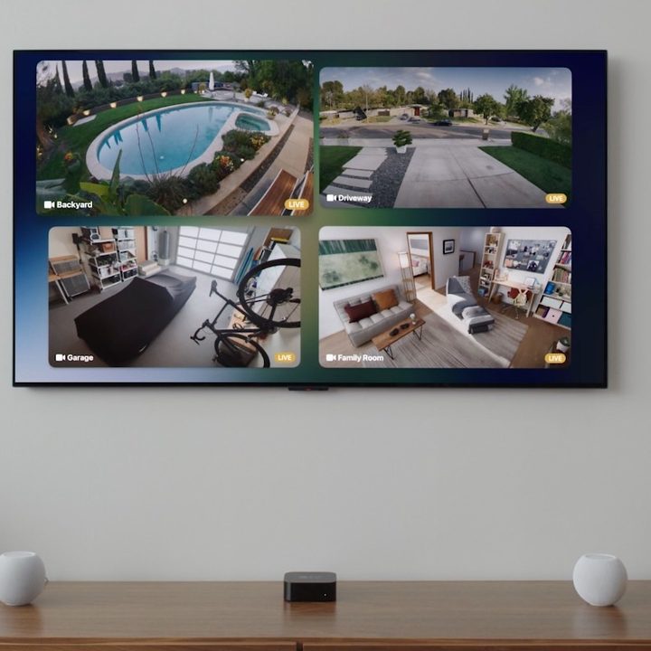 Apple TV multi-camera view