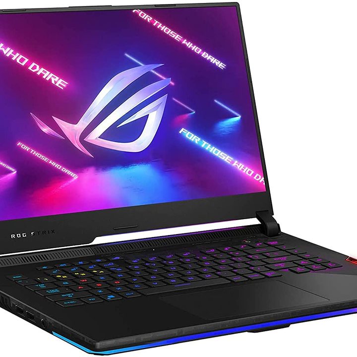 The Asus ROG Strix Scar 15 laptop.