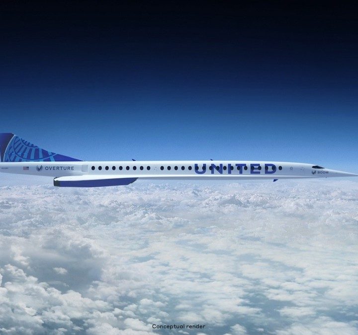 Boom Supersonic's Overture aircraft.