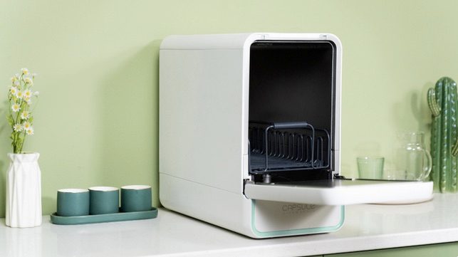 Capsule, portable, personal dishwasher, kickstarter 2