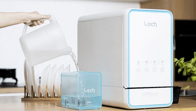 Capsule, portable, personal dishwasher, kickstarter 2