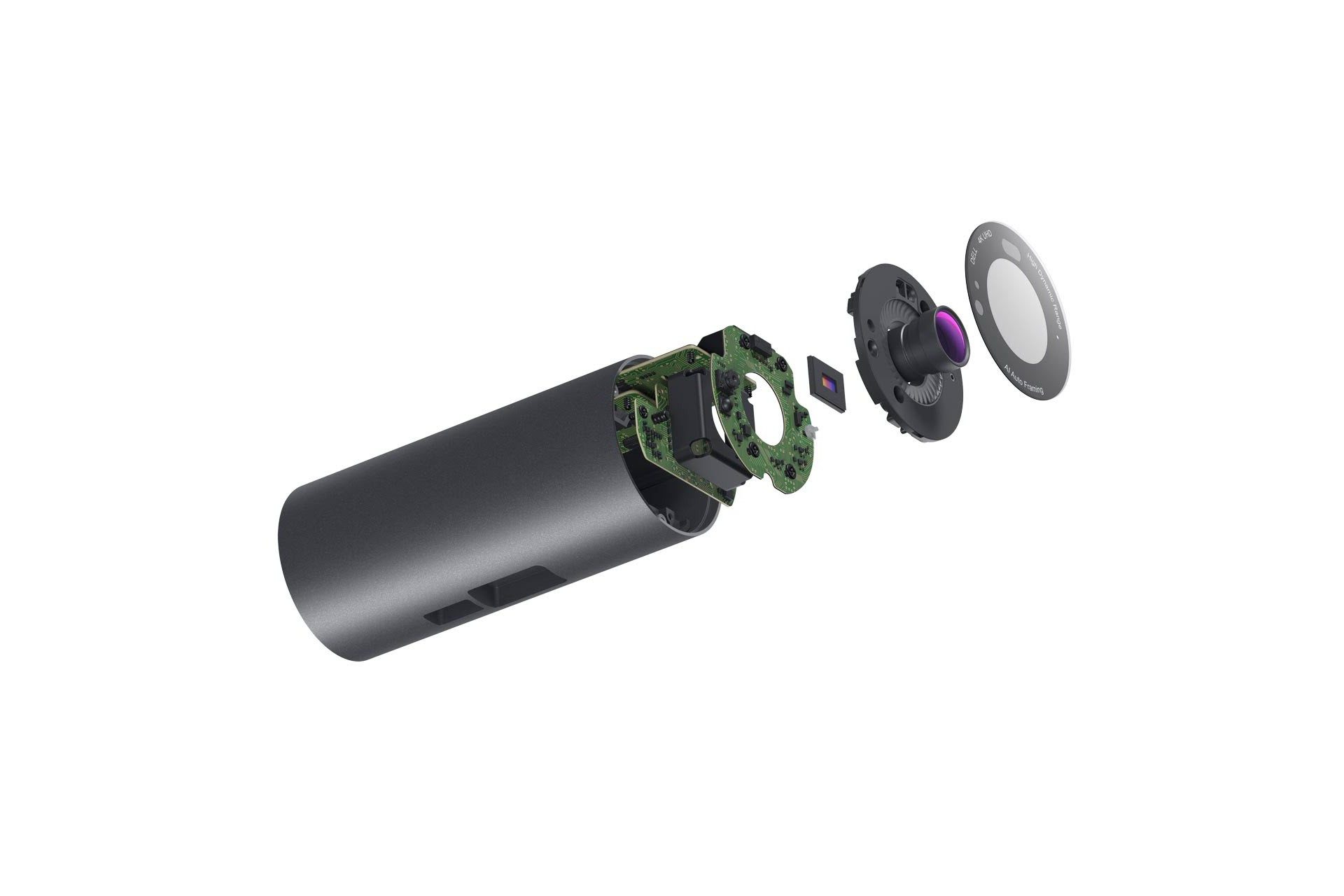 Dell UltraSharp 4K webcam blown out view.
