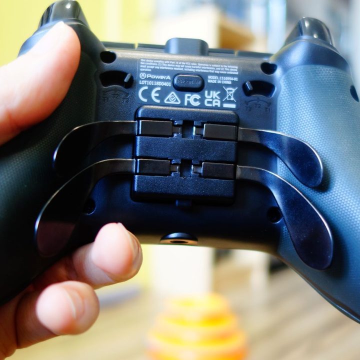 The back paddles on the Xbox Fusion 2 controller.