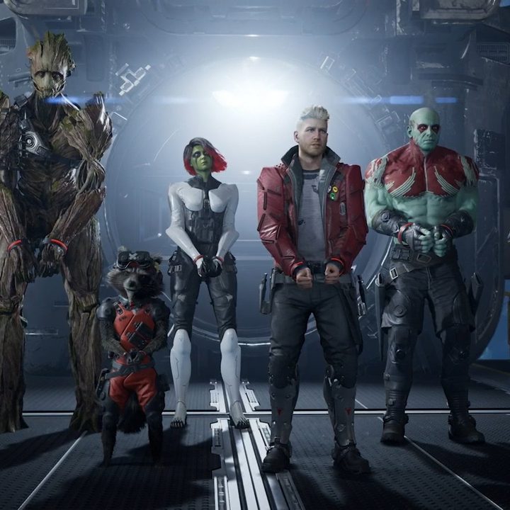 The full cast of Marvel's Guardians of the Galaxy.