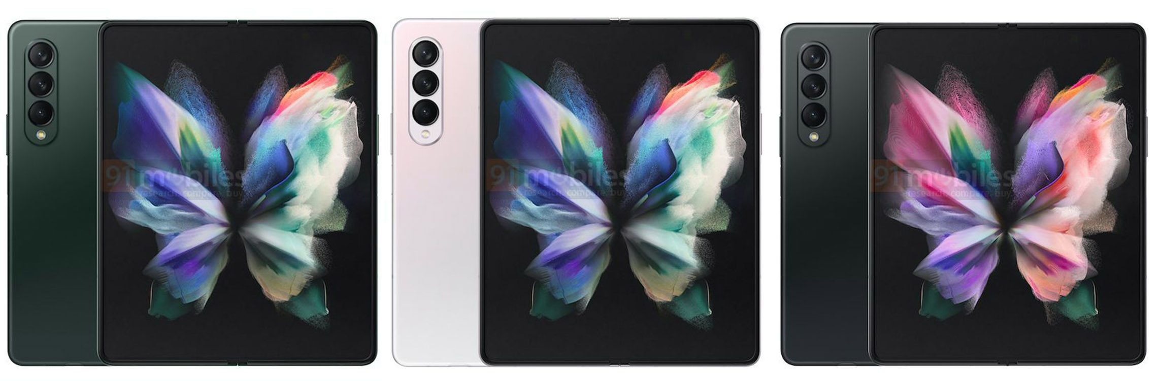 Samsung Galaxy Fold 4 model color options leak.