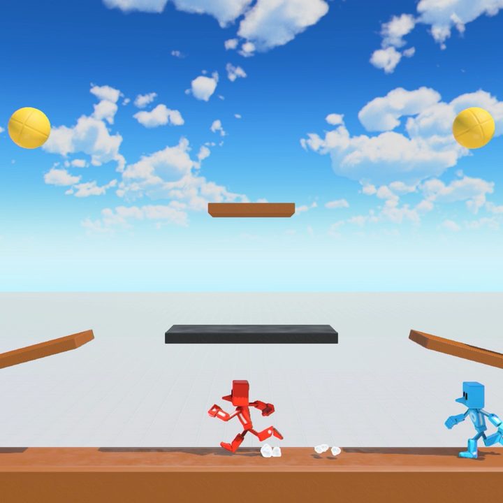 Image of a 2d game in Game Builder Garage.