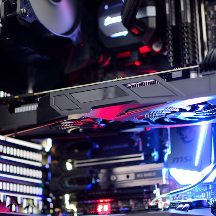 Graphics Card in a computer.