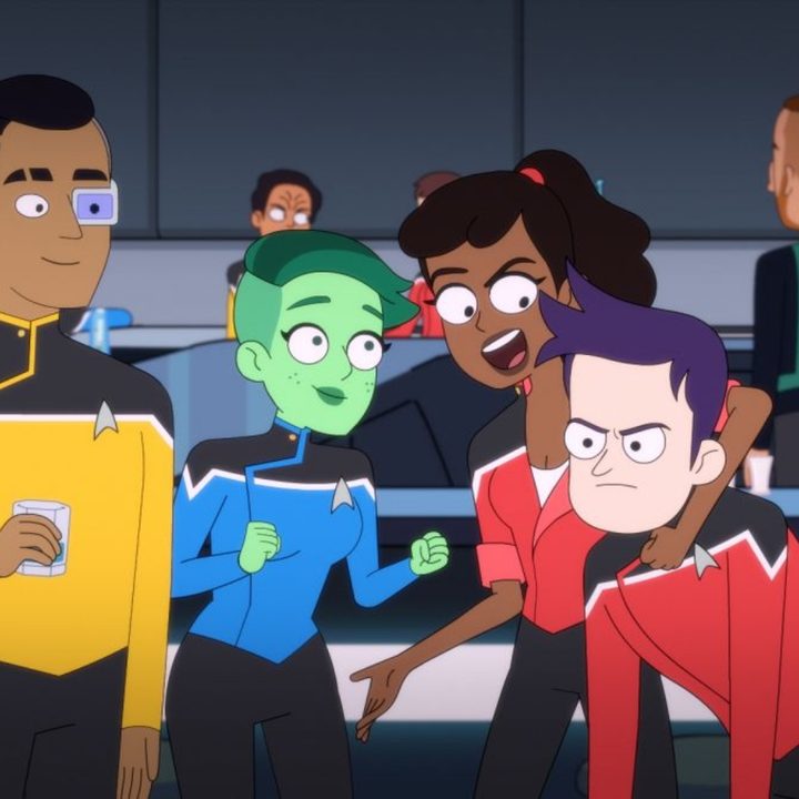The man crew from Star Trek: Below Decks animated series.