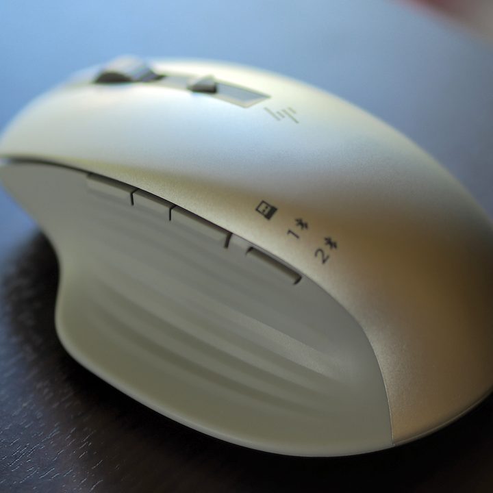 Side view of the HP Creator Wireless Mouse.