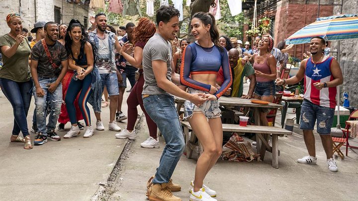Anthony Ramos and Melissa Barrera in In the Heights.