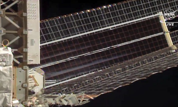 The 60-foot-long roll out solar arrays were successfully deployed in a process that took about 10 minutes.