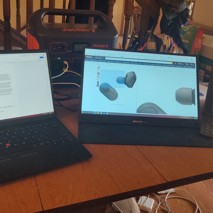 The Jackery Explorer 1000 powered my portable workstation for 2 full days.