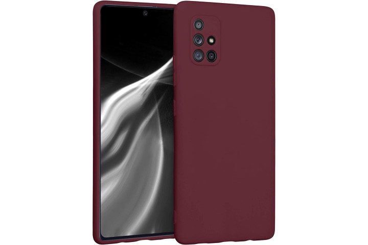 kwmobile TPU Case in tawny red for the Samsung Galaxy A71 5G.