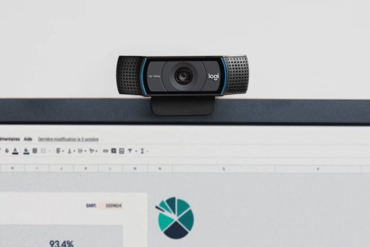 A Logitech webcam.