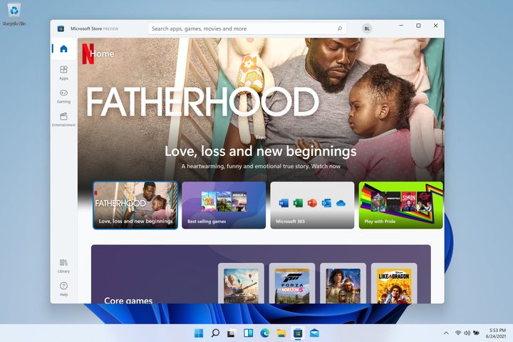 The updated Microsoft Store in Windows 11.