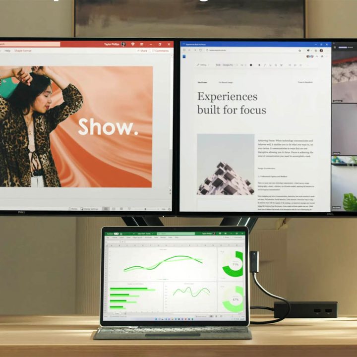 New multitasking features on Windows 11.