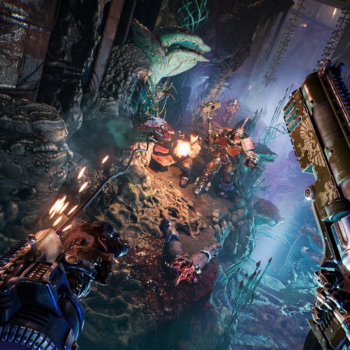 Necromunda: Hired Gun gameplay.