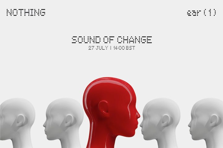 Nothing Ear (1) launch teaser image.