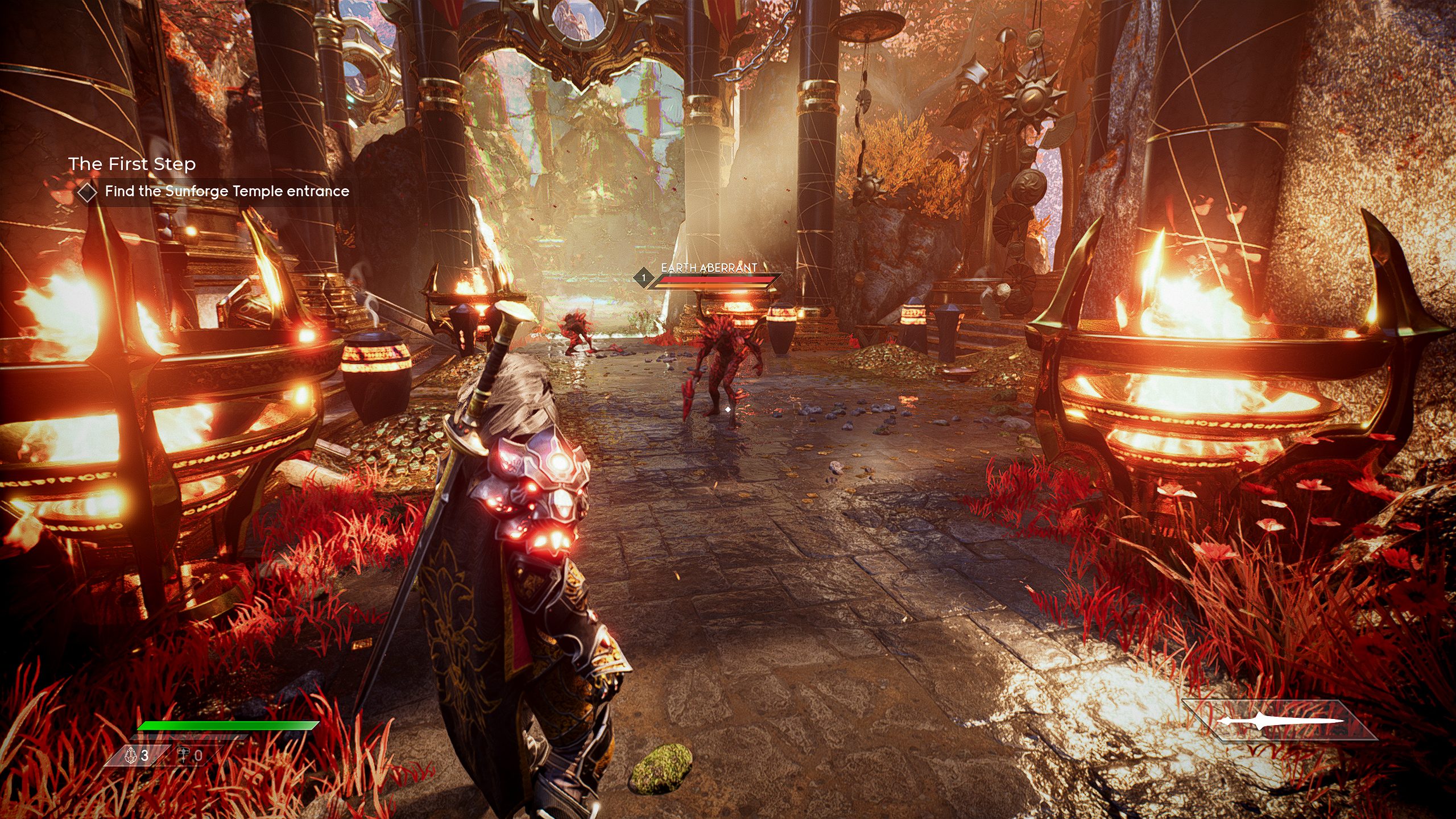 Godfall game with FidelityFX Super Sampling Enabled