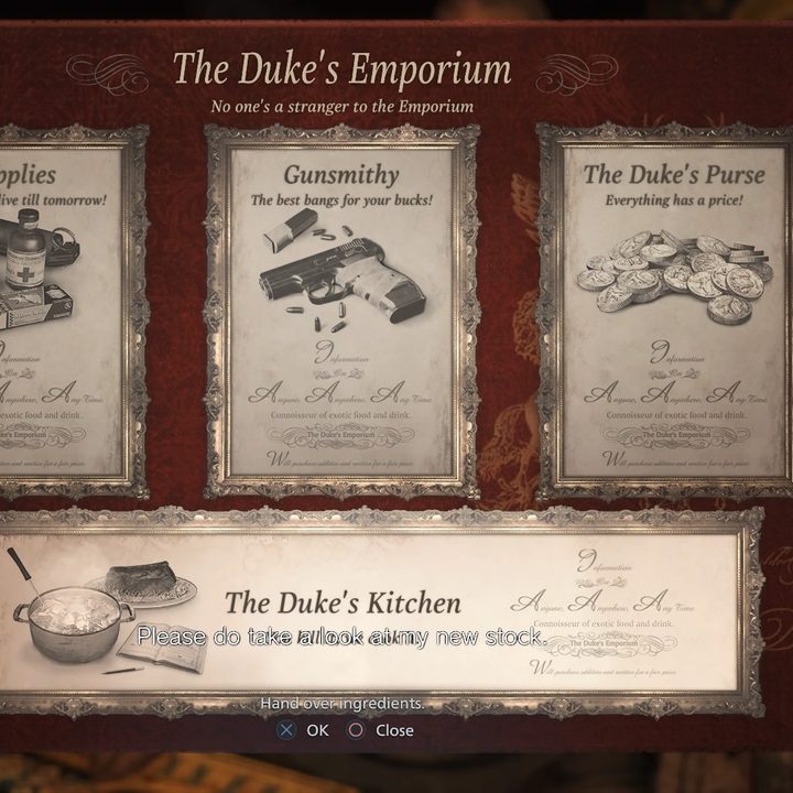 Resident Evil Village The Duke's Kitchen