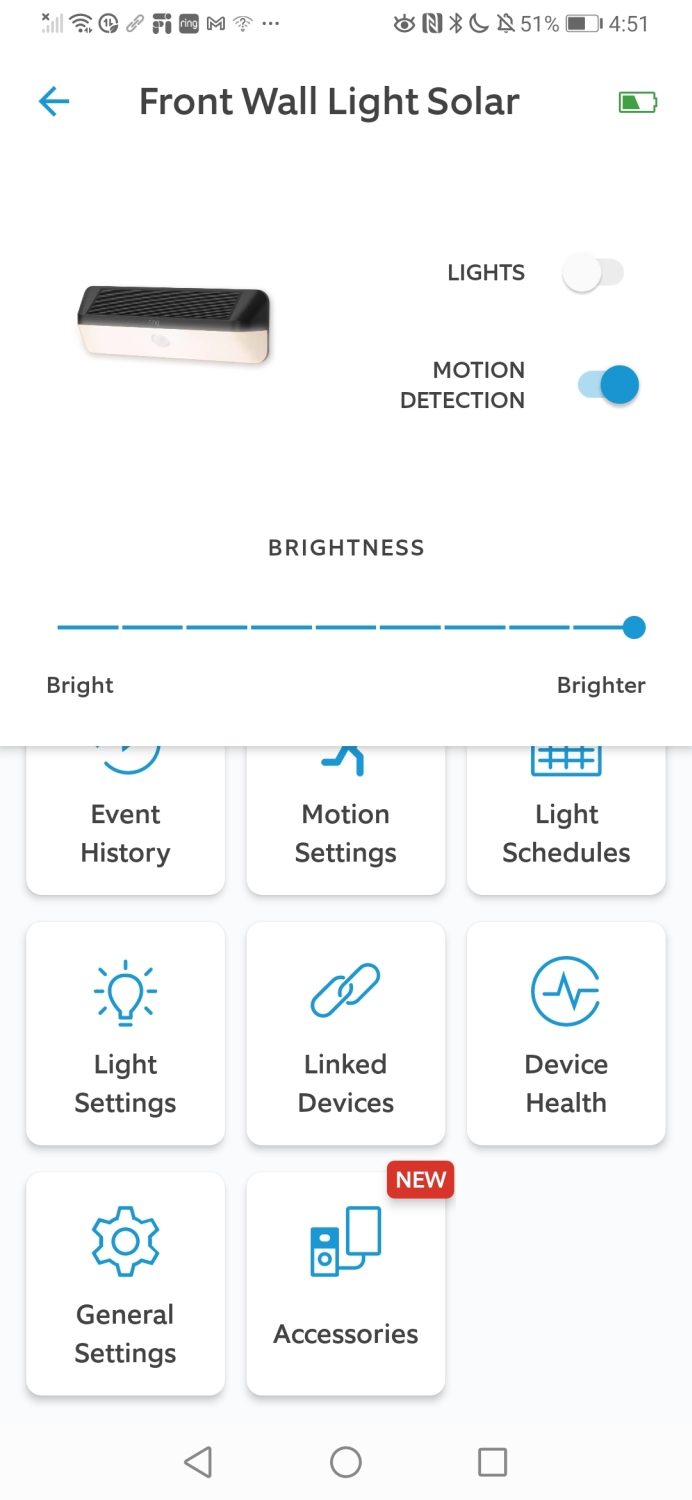 ring wall light solar review app 2 of 3