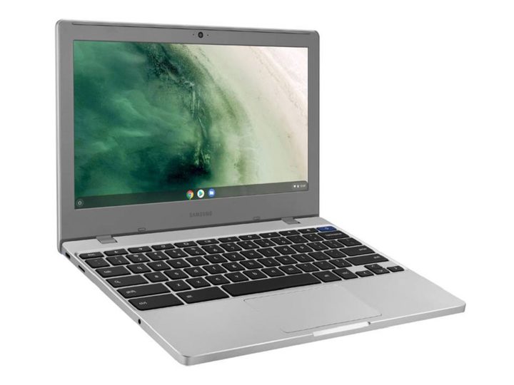 This Chromebook features an 11.6-inch screen and an Intel Celeron processor.