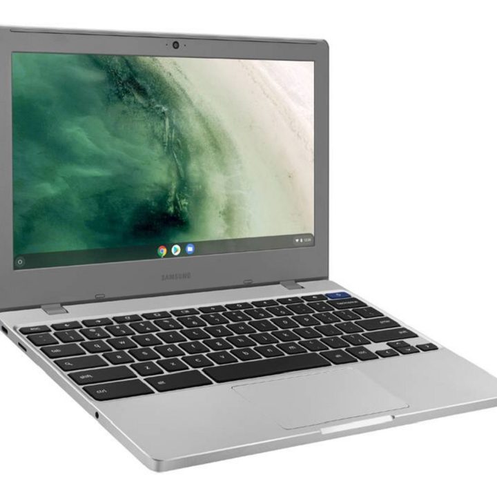 This Chromebook features an 11.6-inch screen and an Intel Celeron processor.