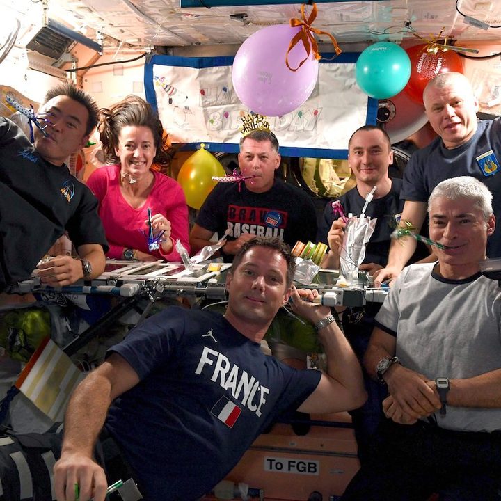 birthday on the space station