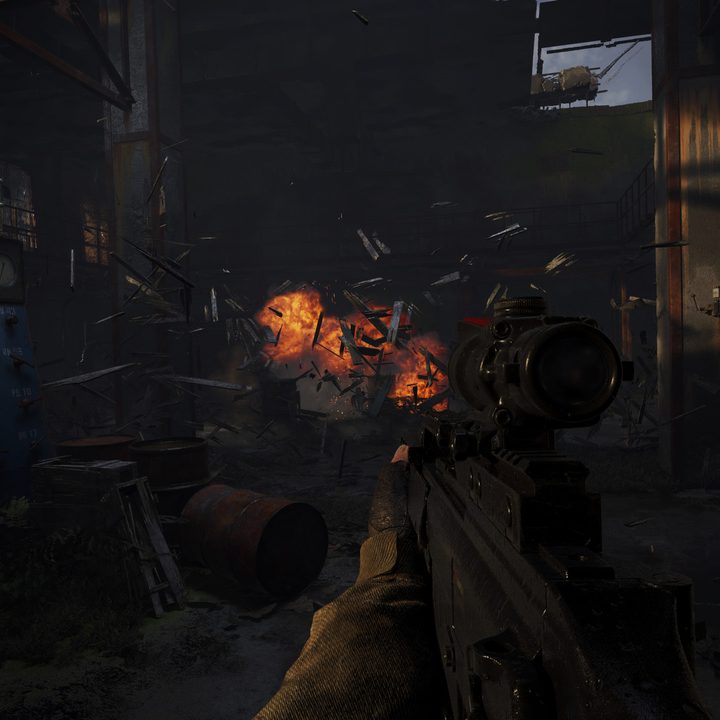 A firefight in Stalker 2.