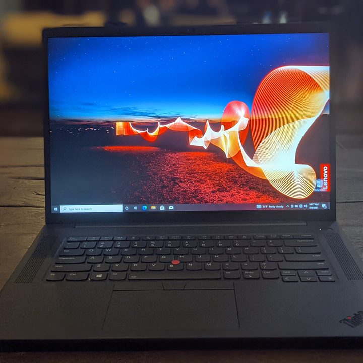 Lenovo's THinkPad X1 Extreme Gen 4 Opened Up On the Table.