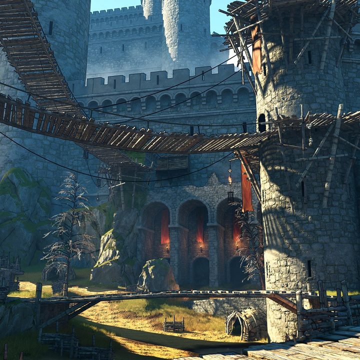 Castle setting in Tiny Tina's Wonderlands.