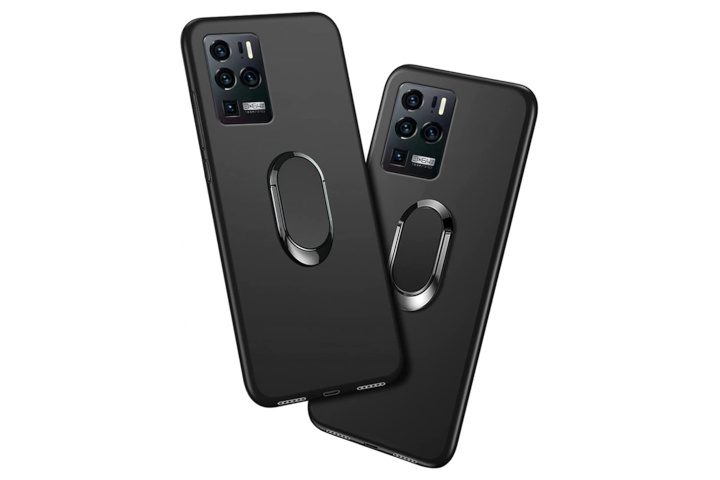 Image of the back of the Chengmi Zmone Slim TPU Case with Magnetic Ring Kickstand