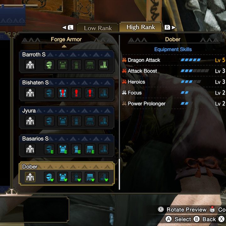 Dober armor set.