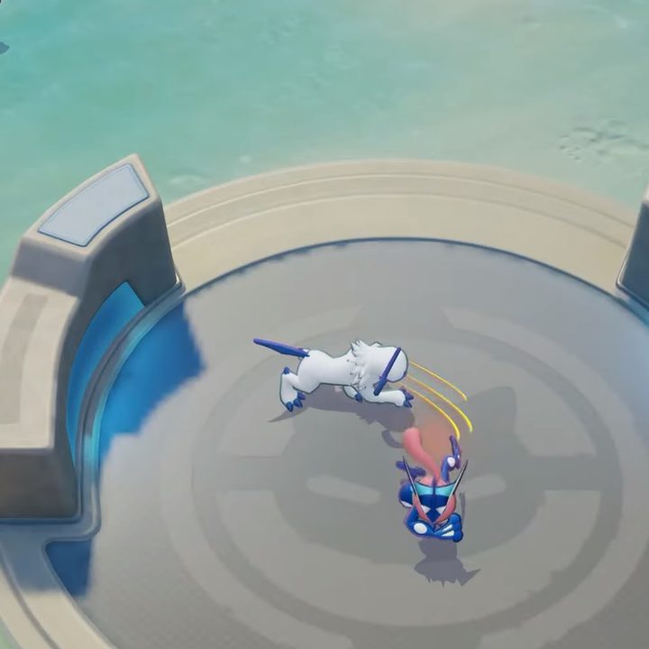 Absol combat in Pokémon Unite.