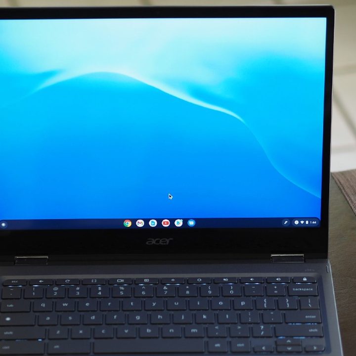 The screen of the Acer Chromebook Spin 713.
