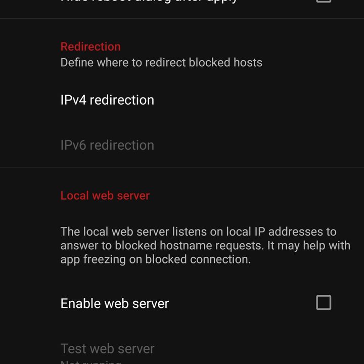 AdAway Android ad blocker screen shot.