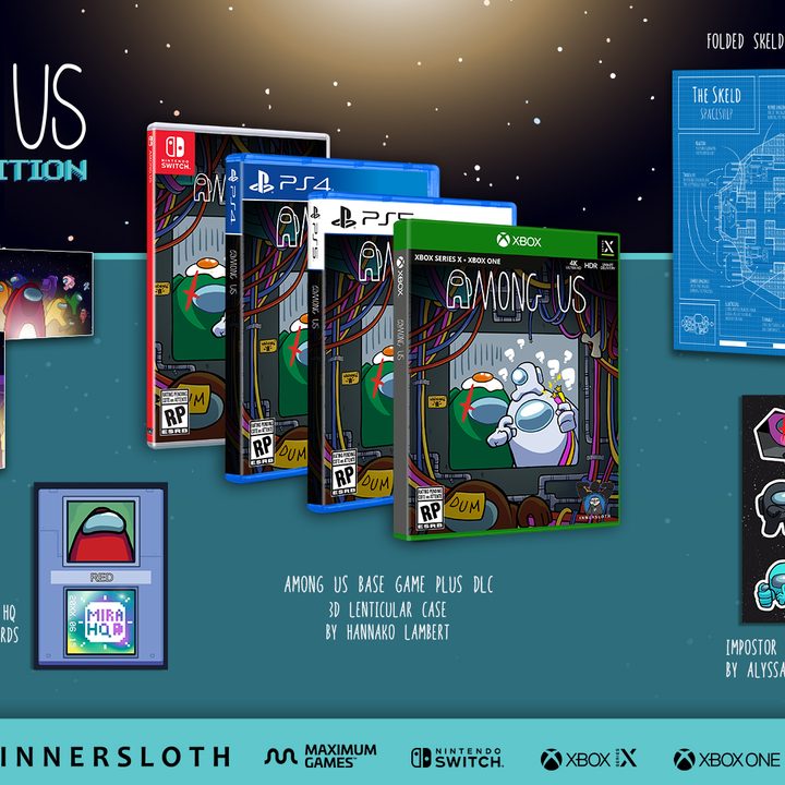 Everything included in the Among Us Crewmate Edition.