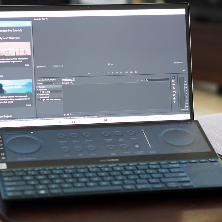 ZenBook Pro Duo second display, ScreenPad+.