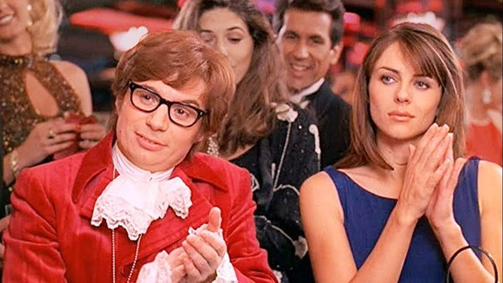 Michael Myers and Elizabeth Hurley in Austin Power.