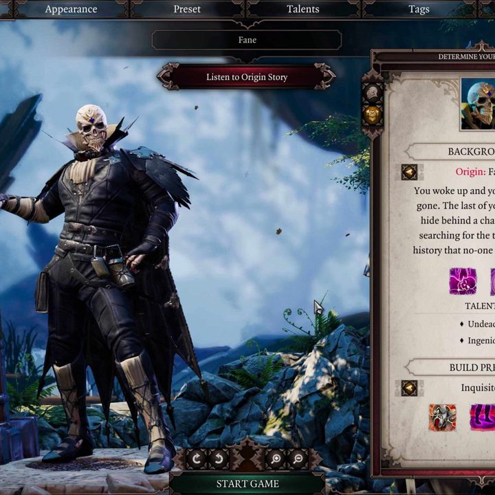 A character and card from Divinity: Original Sin II.